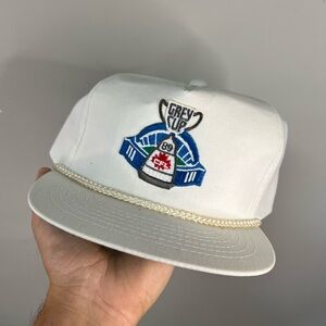 Vintage 1989 Grey Cup Snapback Hat